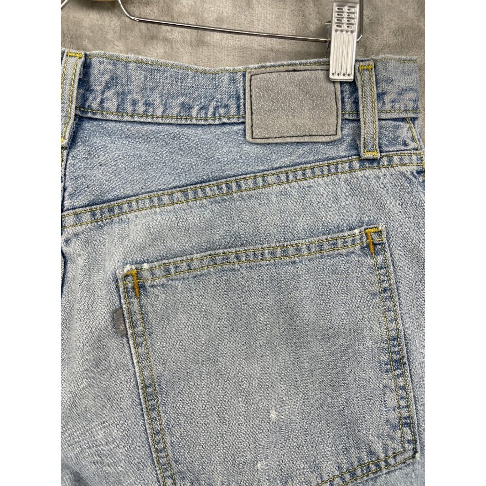 Levi's SilverTab Vintage Size 36x24.5 Cropped Baggy Faded Distressed Jeans - Picture 9 of 16